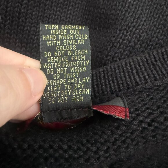 Vintage 90's Christmas Cardigan | Poinsettia Sequin Sweater | Beaded | S/M - Picture 10 of 10